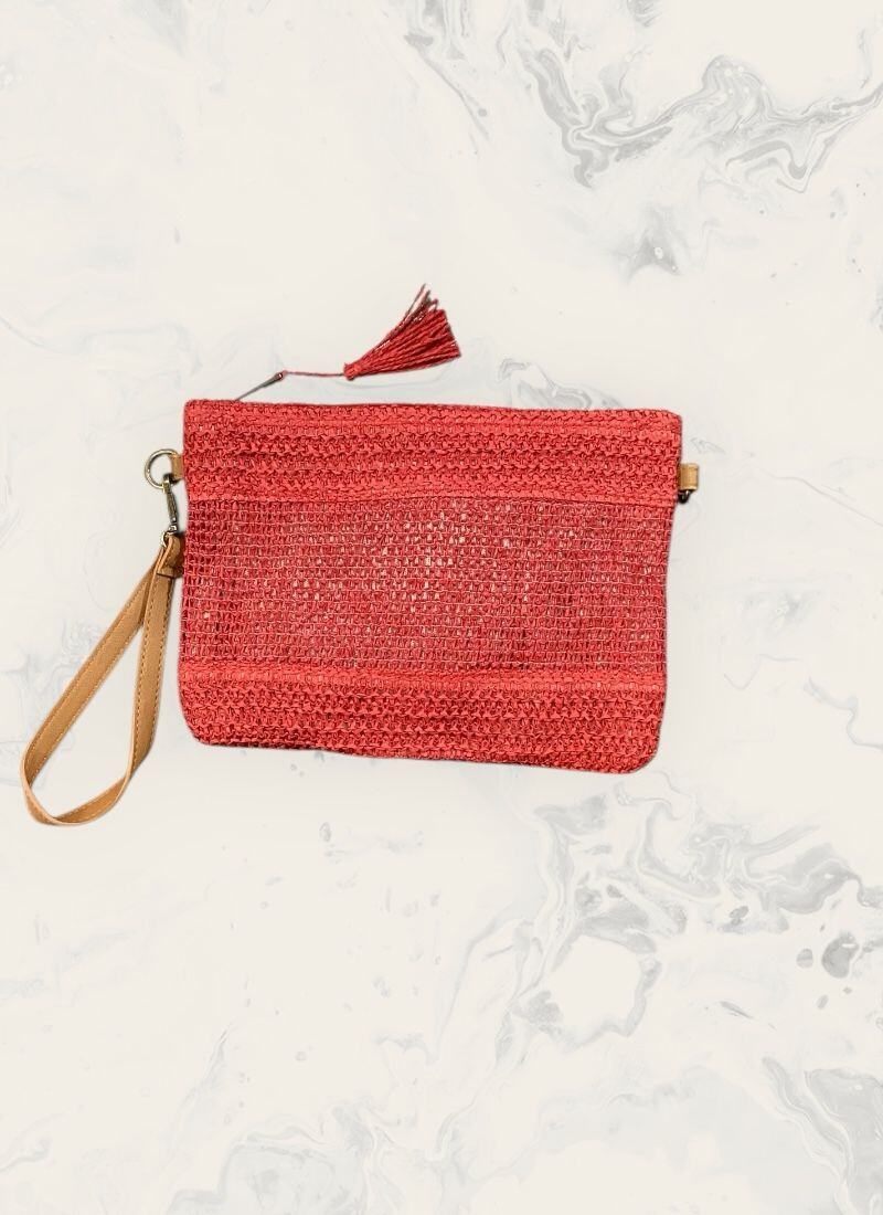 Wholesaler ASTRA Maroquinerie - Elegant woven clutch