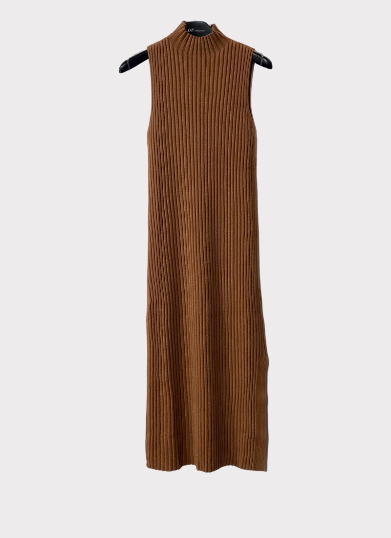 Wholesaler Astra - Long Knitted Dress with High Neck