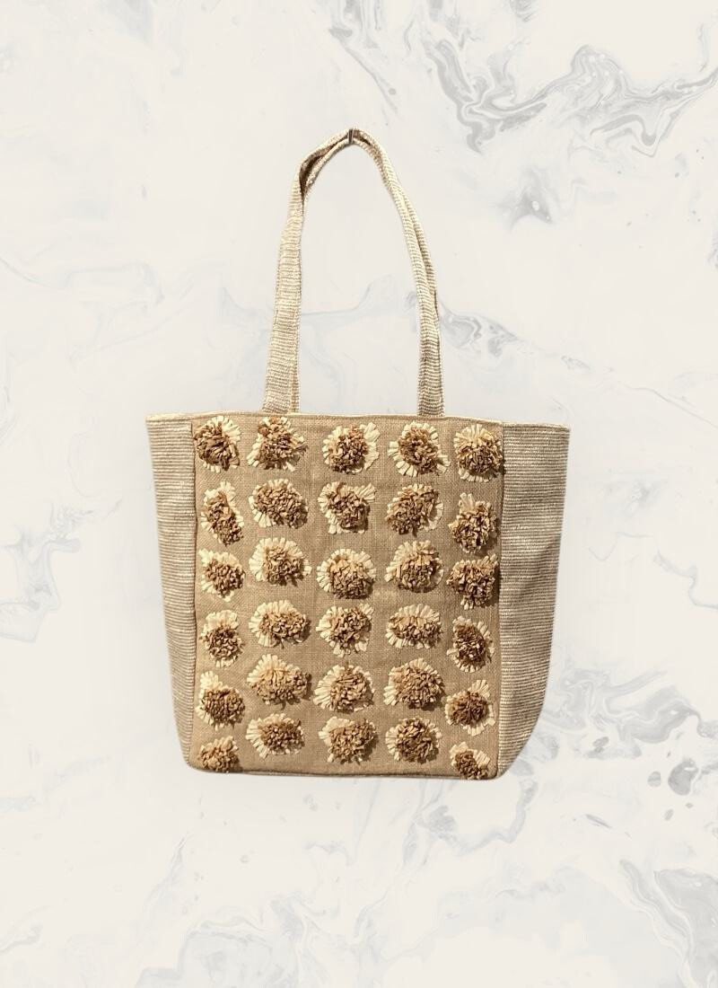 Wholesaler Astra - Elegant pompom tote bag
