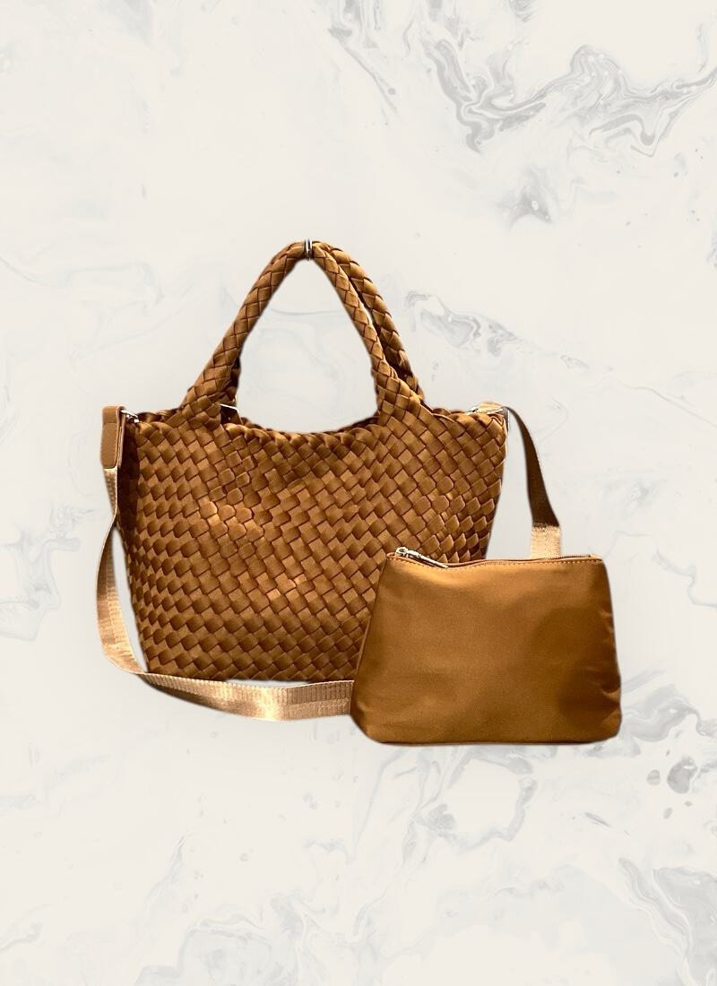 Grossista Astra - Elegante borsa intrecciata per le donne