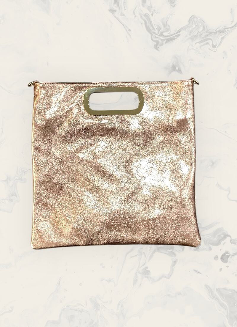 Wholesaler Astra - Glittery bag with metal handle and removable shoulder strap