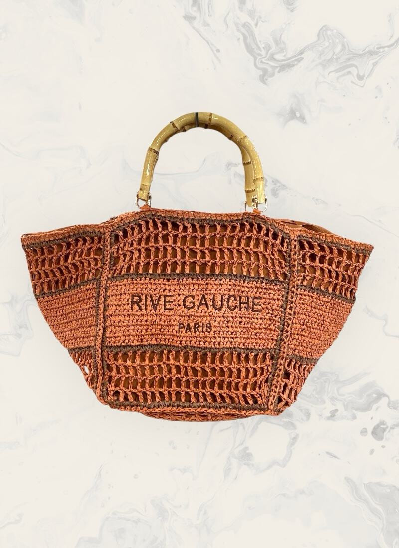 Wholesaler Astra - Braided bag with bamboo handles