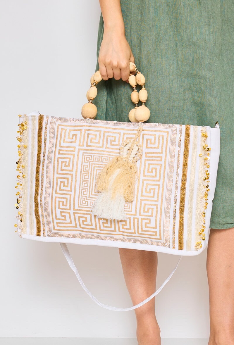Wholesaler Astra - Broader embroidered with wooden pearl handles