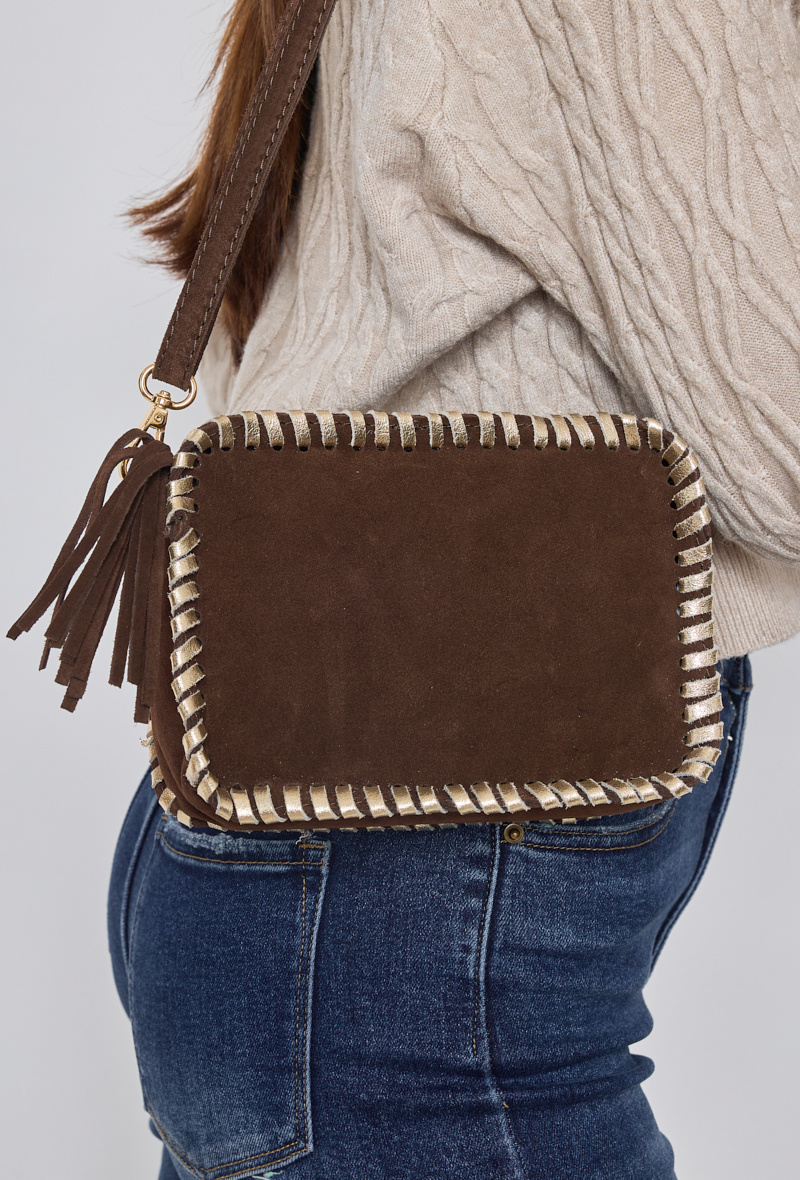 Wholesaler Astra - Leather bag with braided edge