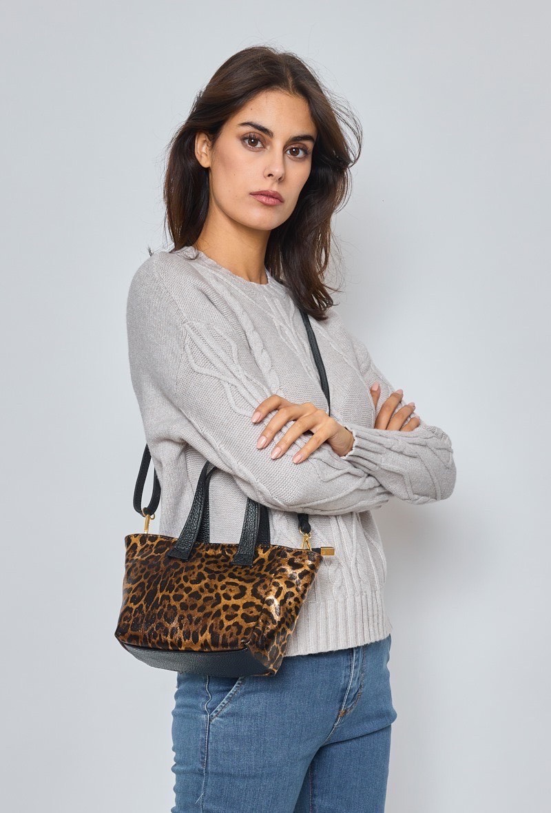 Wholesaler Astra - Leather bag animal pattern