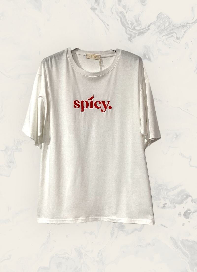 Grossiste Astra - T-Shirt Imprimé Spicy