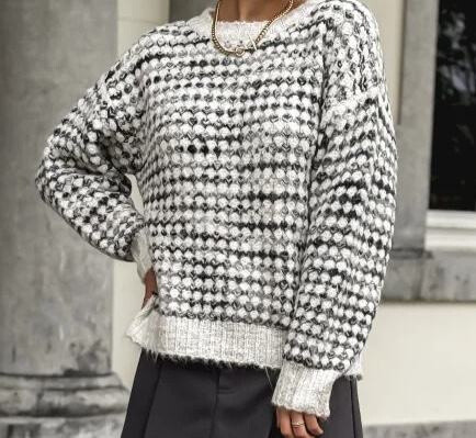 Wholesaler Atelier de Mila - Checked sweater