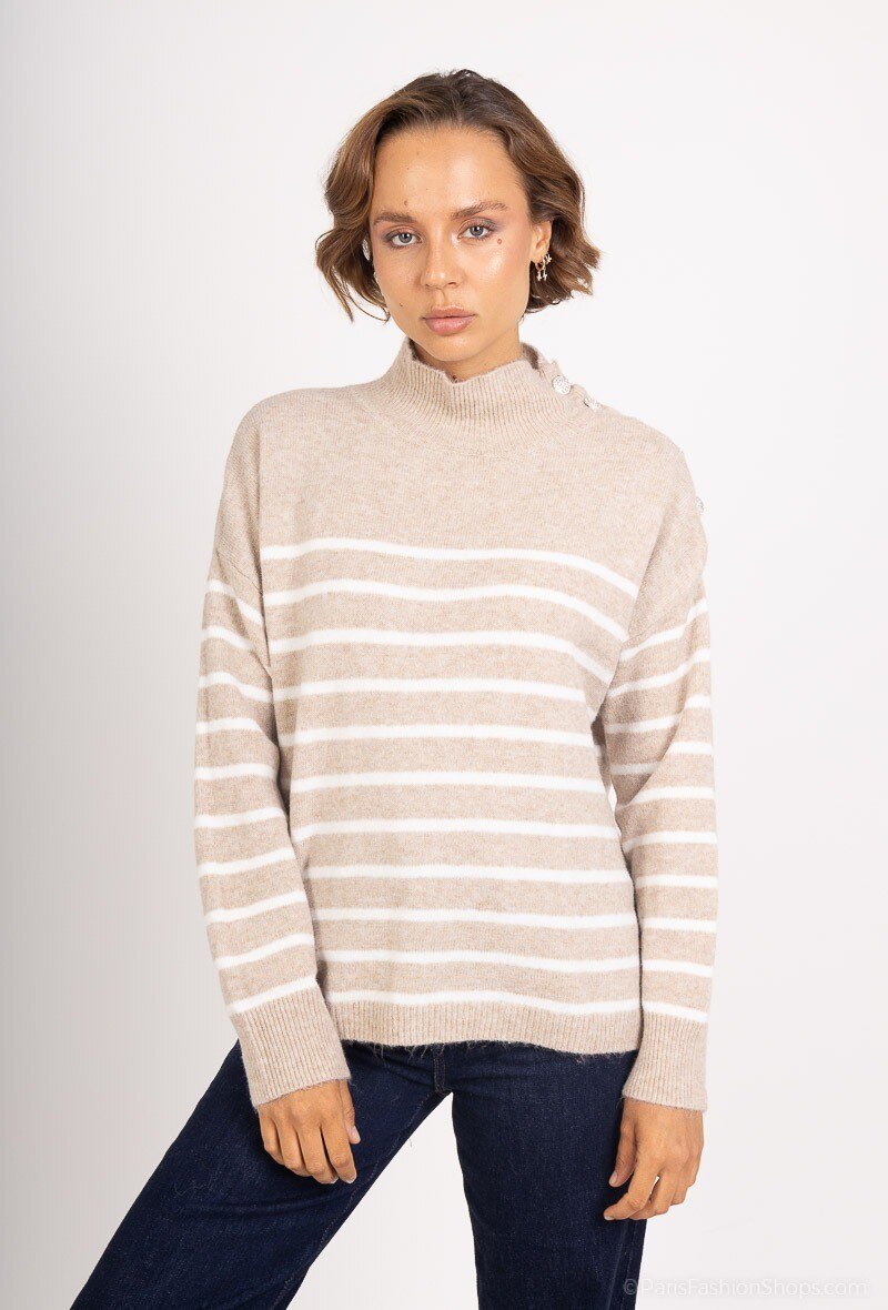 Grossiste Atelier de Mila - Pull rayure