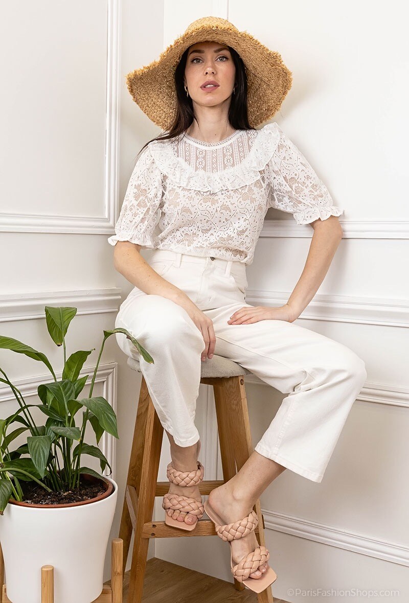 Grossiste Atelier-evene - Blouse en dentelle