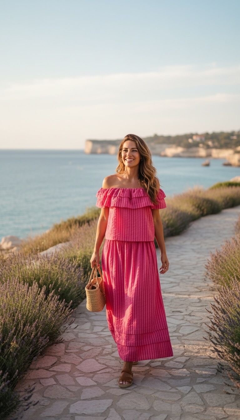 Grossiste Atelier-evene - Ensemble Haut+jupe Coton