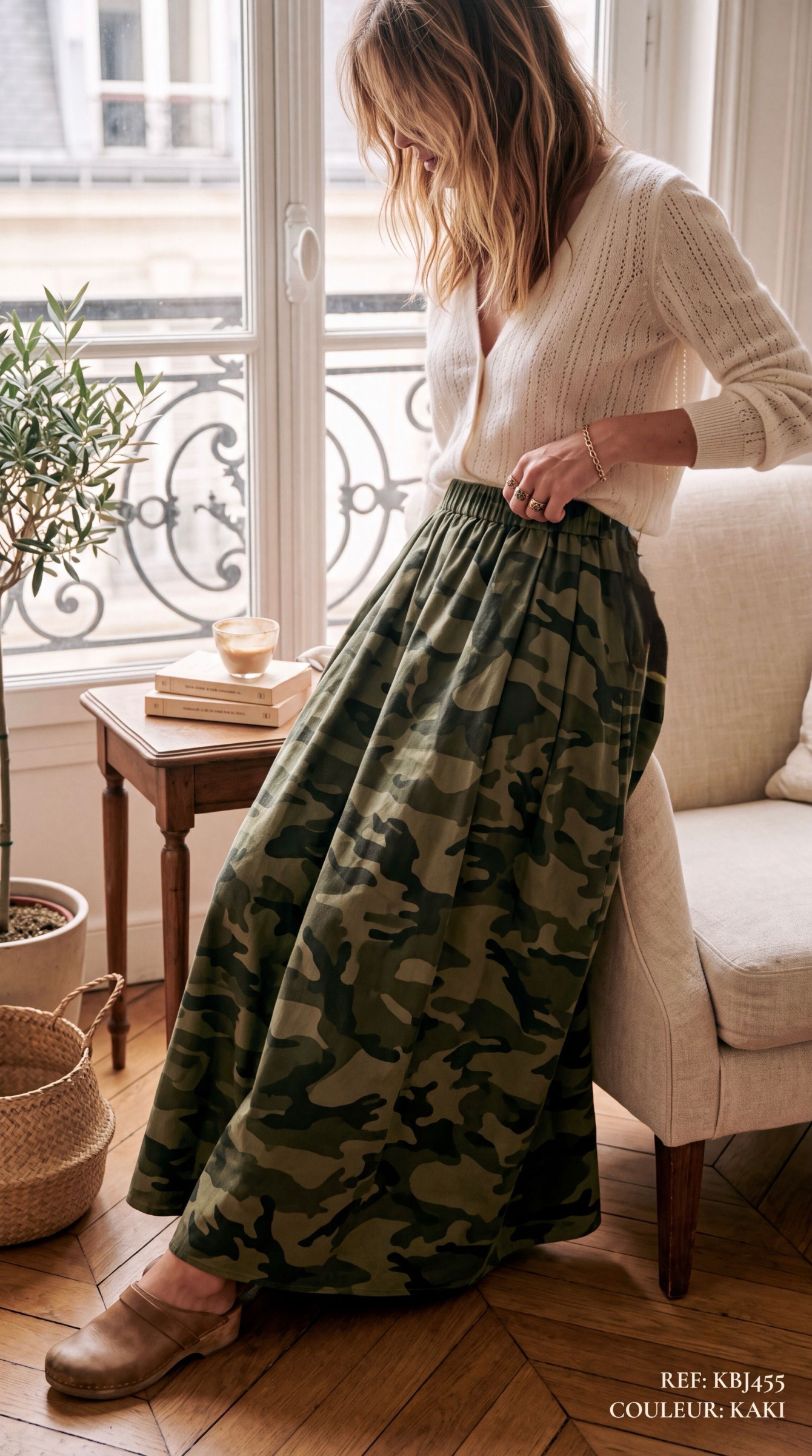 Grossiste Atelier-evene - Jupe Camouflage Coton