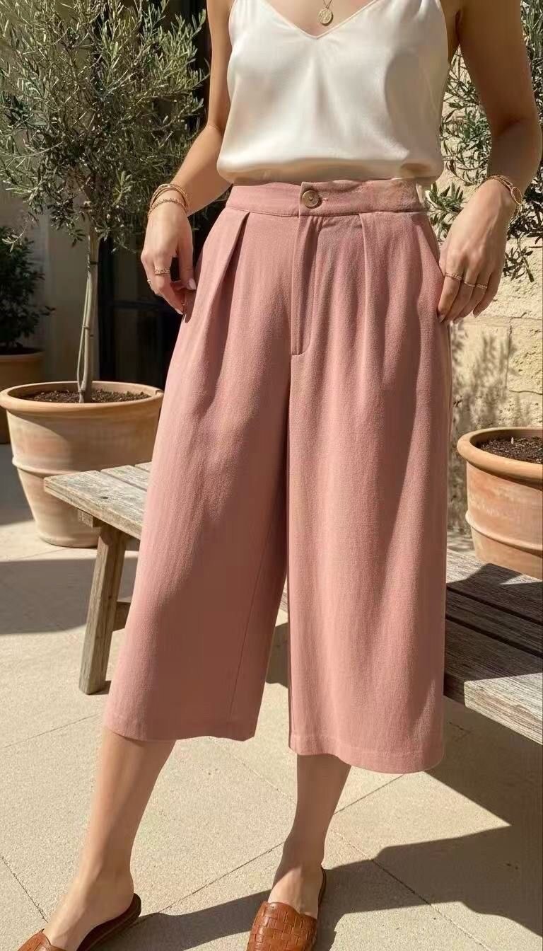 Wholesaler Atelier-evene - Bermuda Linen Viscose Elastic Back