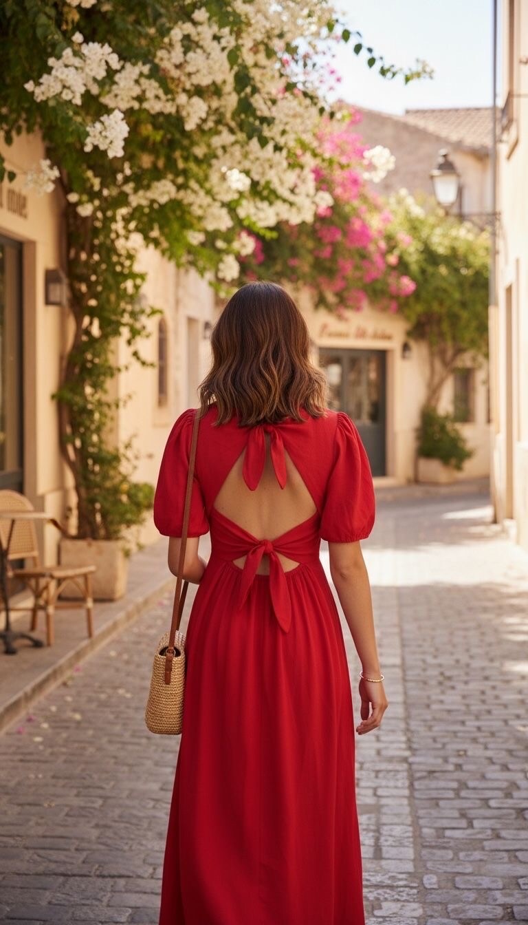 Wholesaler Atelier-evene - Long Dress With Bow In The Back