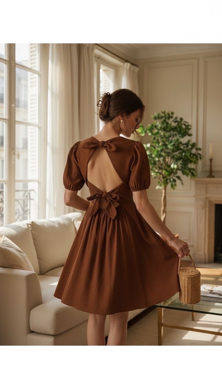 Wholesaler Atelier-evene - Bow Back Dress
