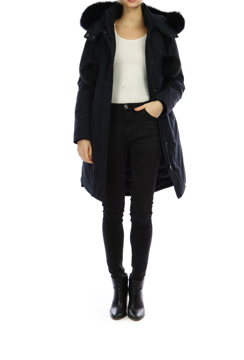 Grossiste Attentif - Parka avec Véritable Fourrure