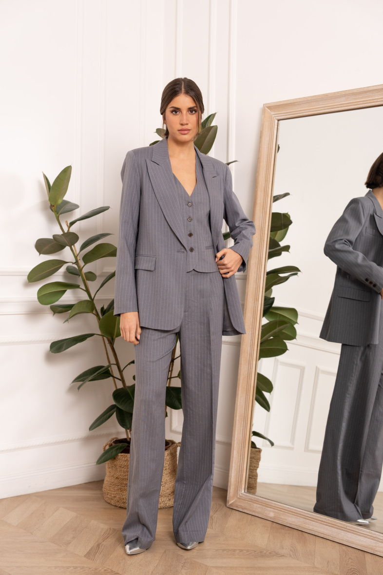 Ensemble 2 Pièces Femme Chic - Pantalon Fluide Et Gilet Sans Manches - Tenue Élégante Été Plage - 9