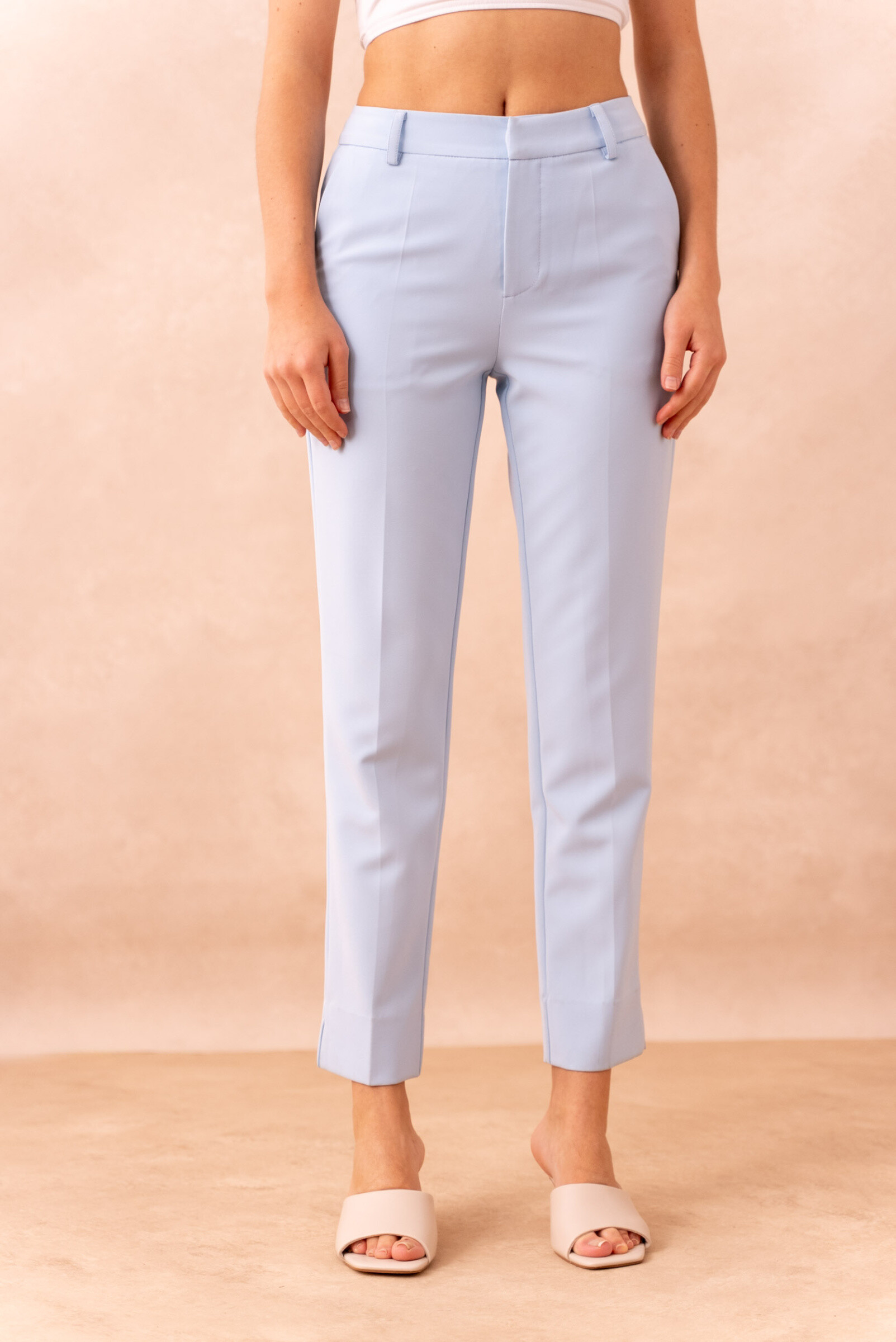 Grossiste Attentif - [Timeless] Pantalon 7/8ème cigarette taille haute
