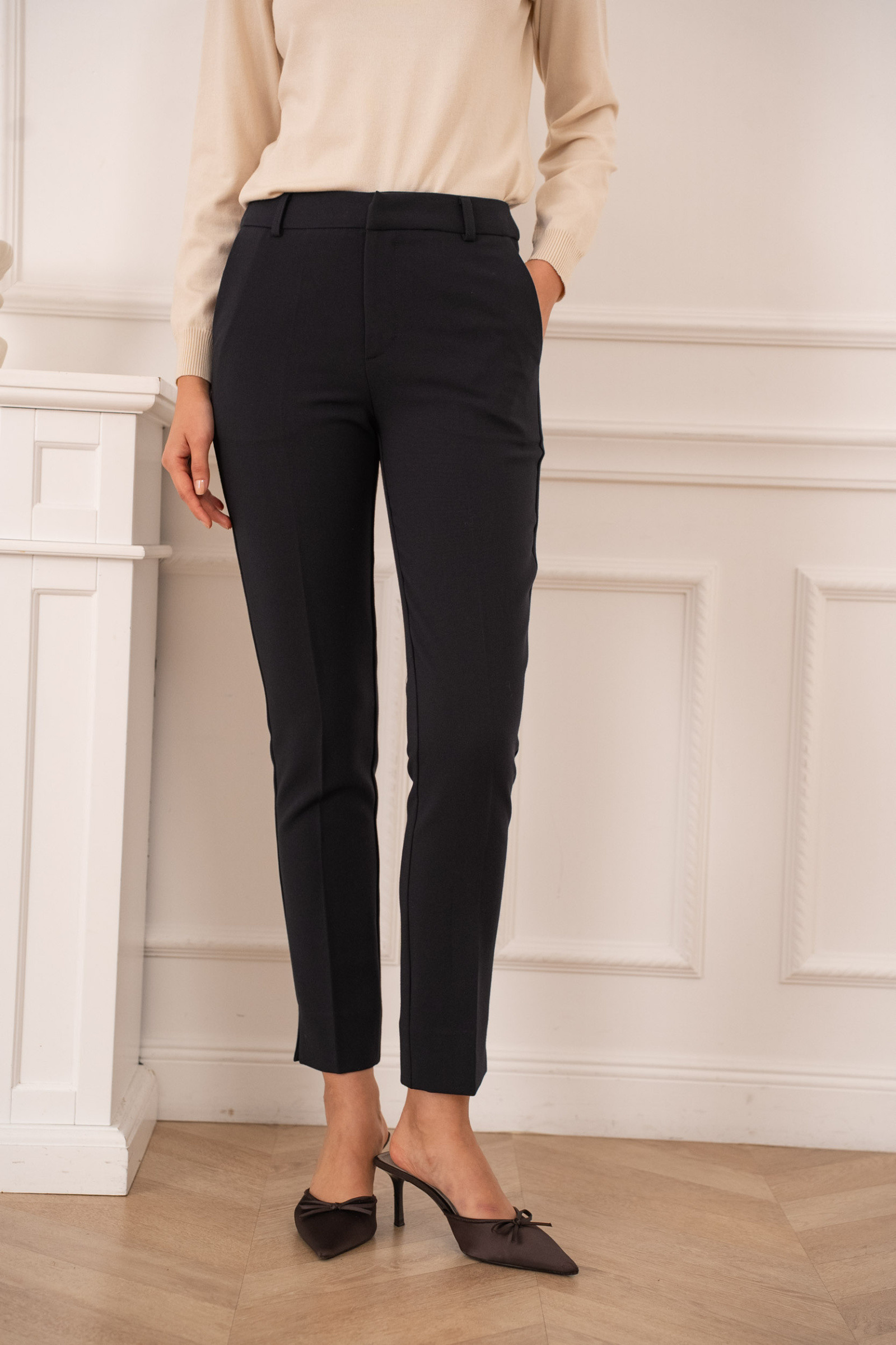 Mayorista Attentif - [Aura] Pantalón pitillo 7/8 de cintura alta