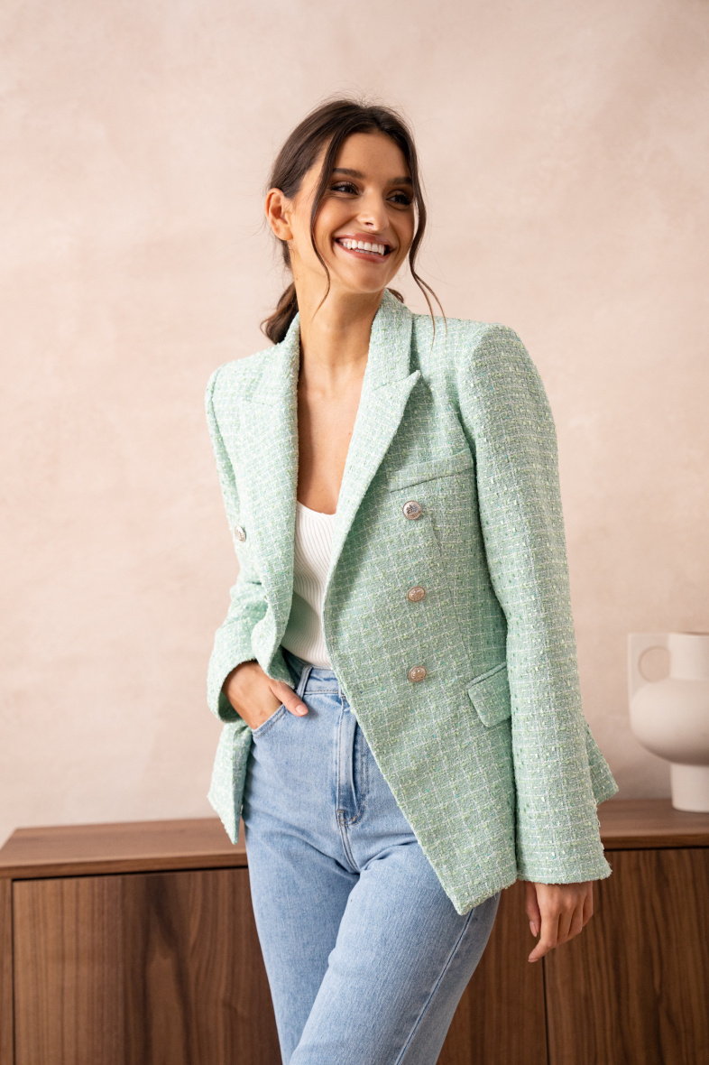 Grossista Attentif - Giacca tweed aderente