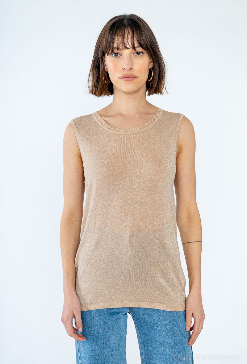 Wholesaler Attrait Paris - Lurex tank top