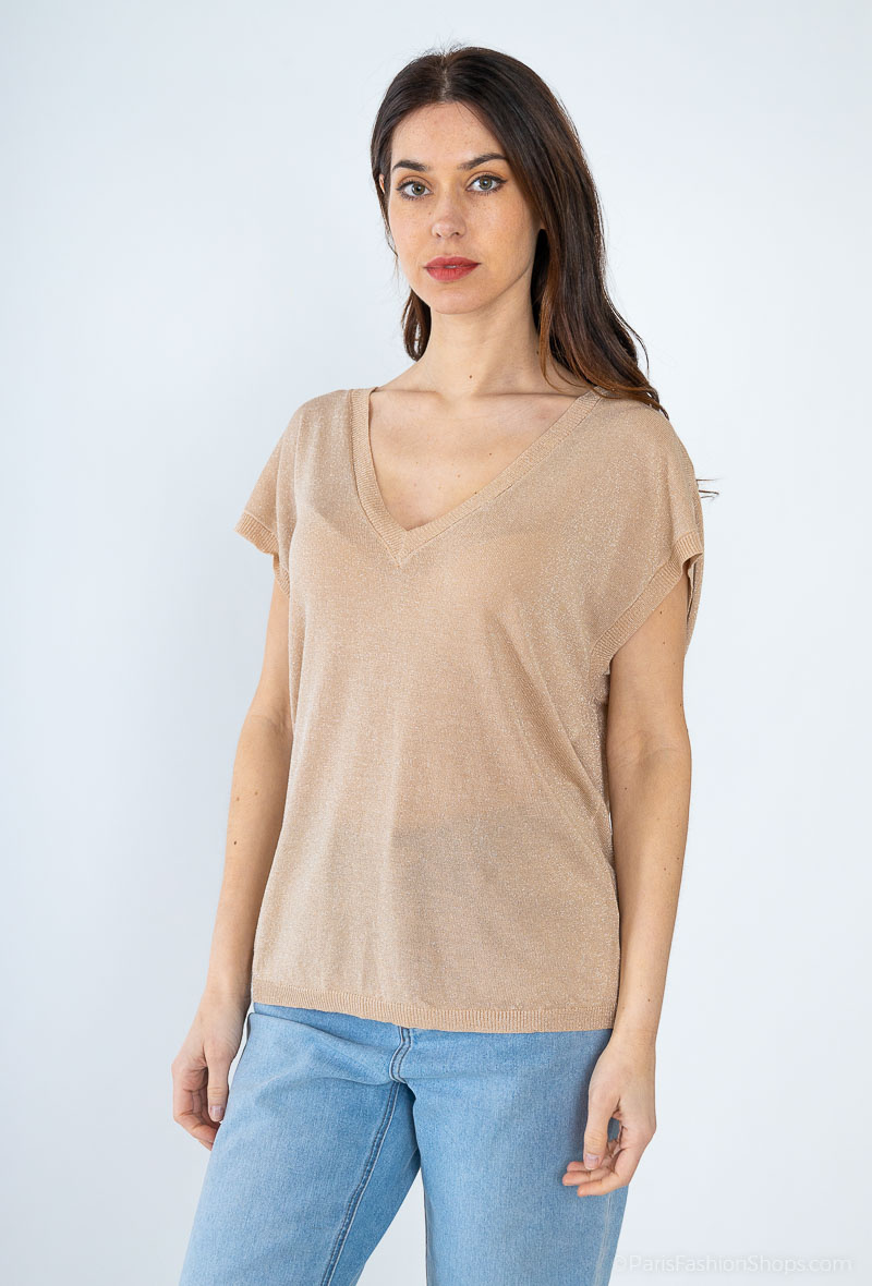 Wholesaler Attrait Paris - Lurex tank top