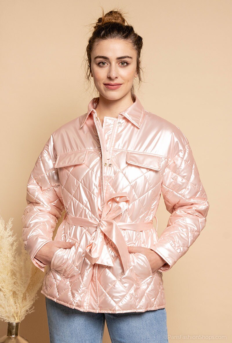Grossiste Attrait Paris - Doudoune veste courte col chemise