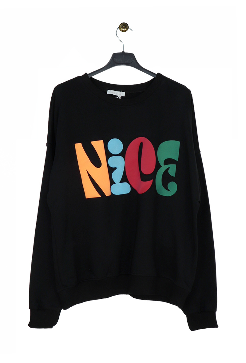 Mayorista Attrait Paris - Sudadera de manga larga con estampado 3D "NICE"