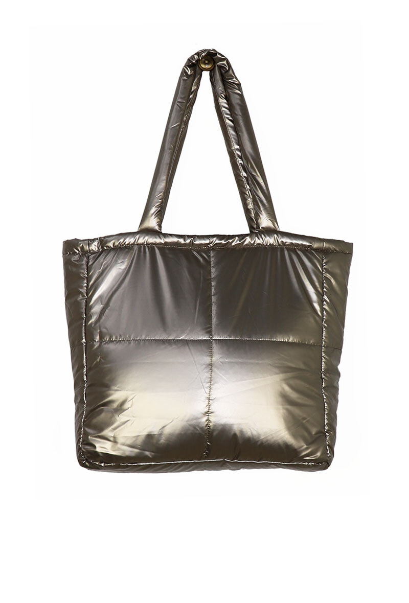 Wholesaler Attrait Paris - Large quilted bag with a structured design and square stitching