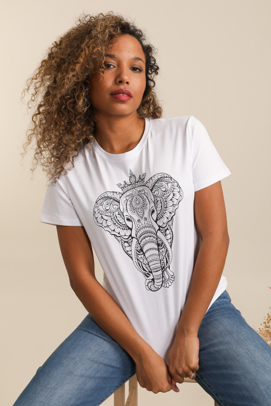 Mayorista Attrait Paris - Camiseta de algodón de elefante