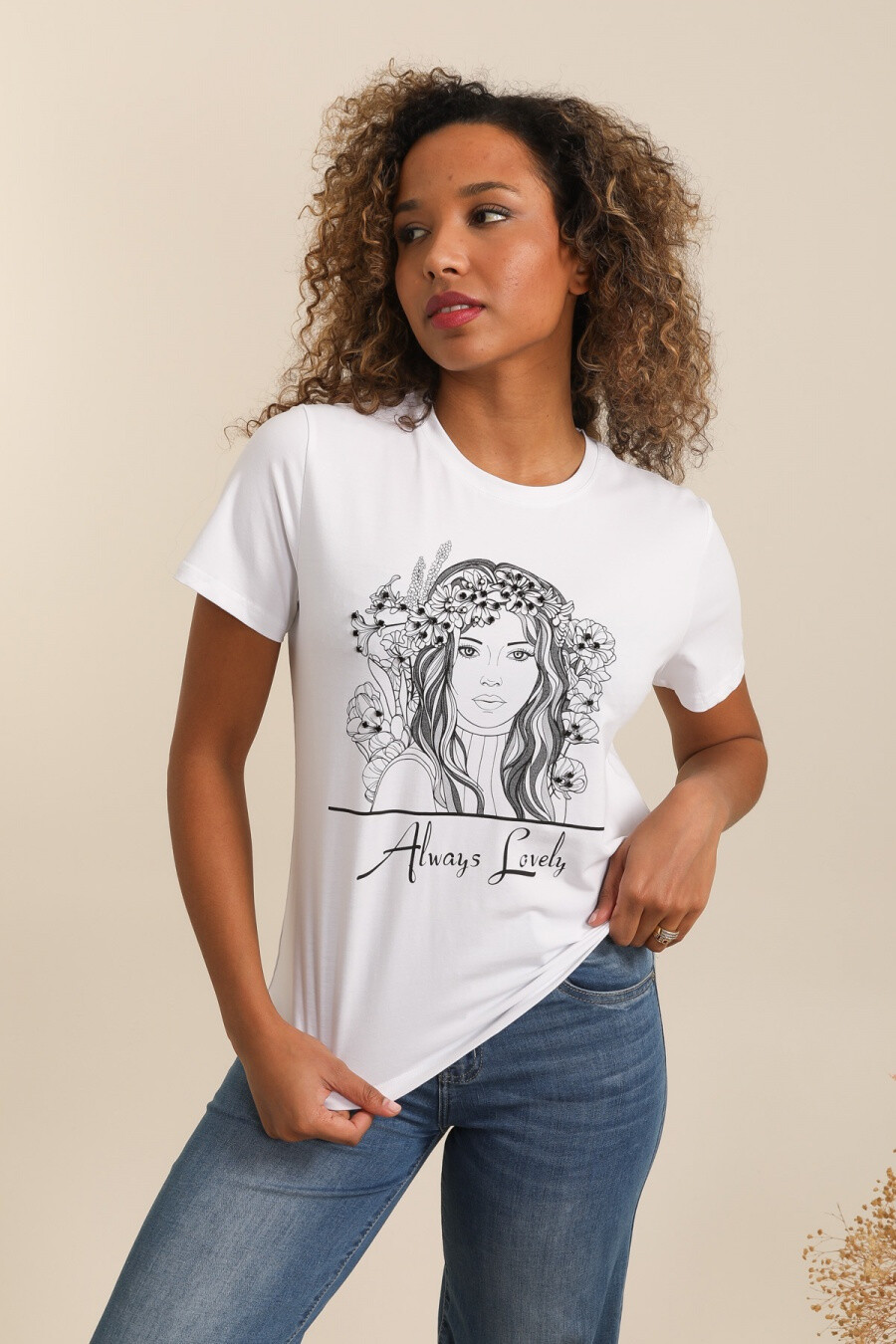 Mayorista Attrait Paris - Camiseta de algodón siempre encantadora