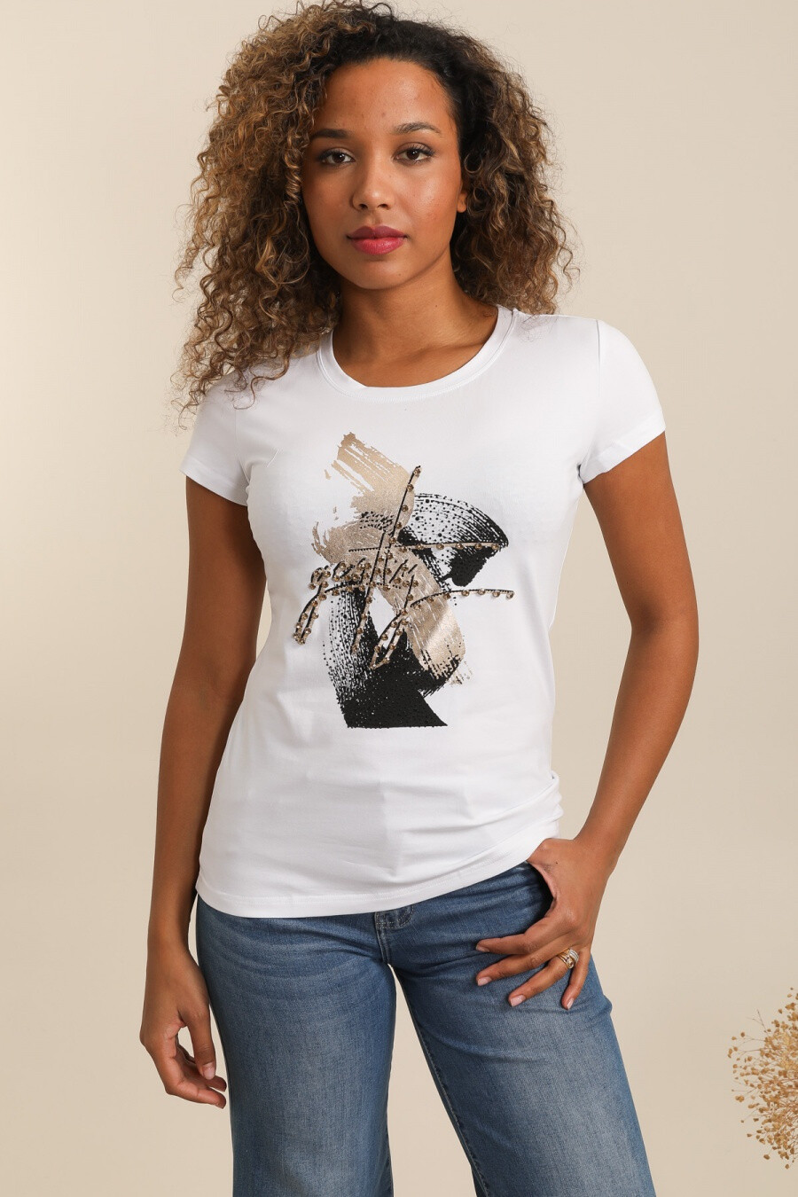 Mayorista Attrait Paris - Camiseta de algodón suavemente