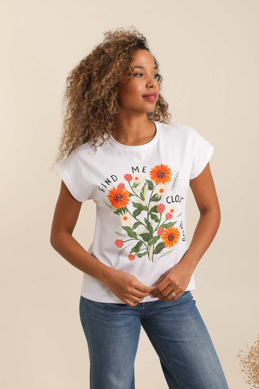 Mayorista Attrait Paris - Camiseta de algodón Find Me Cotton