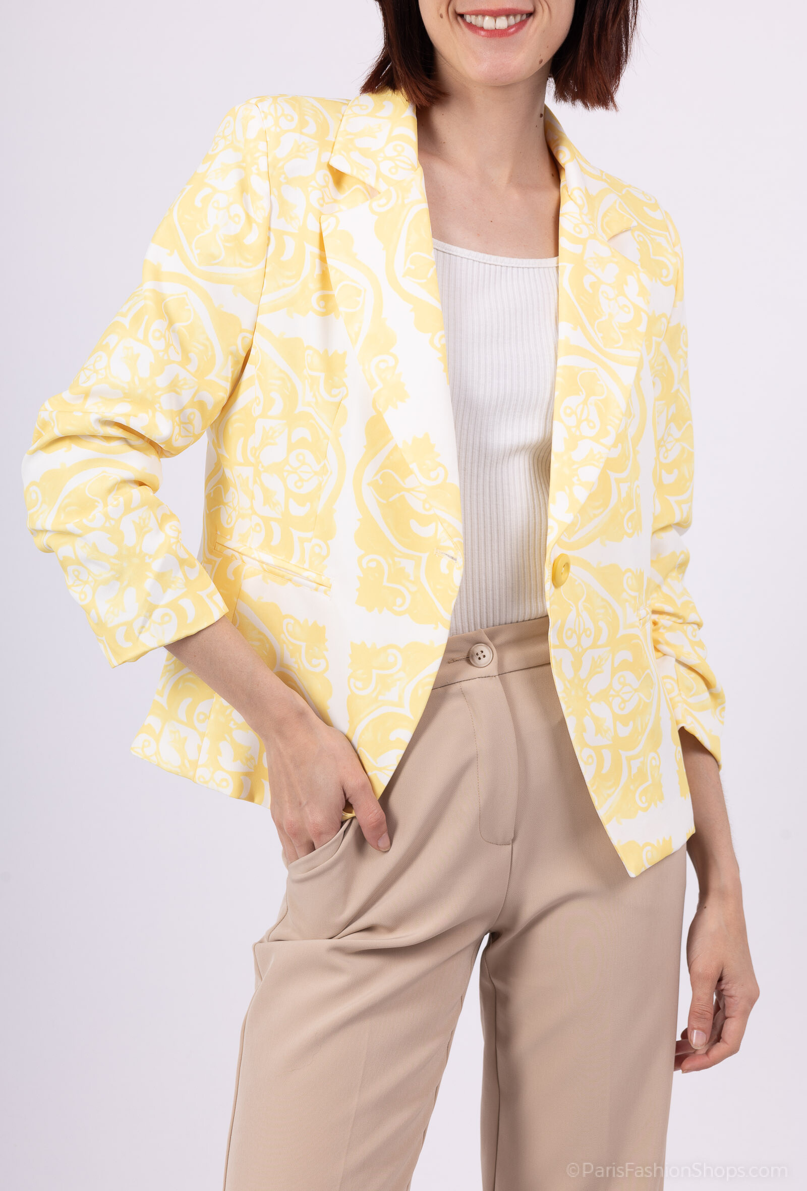 Grossista Audrey - Blazer stampato
