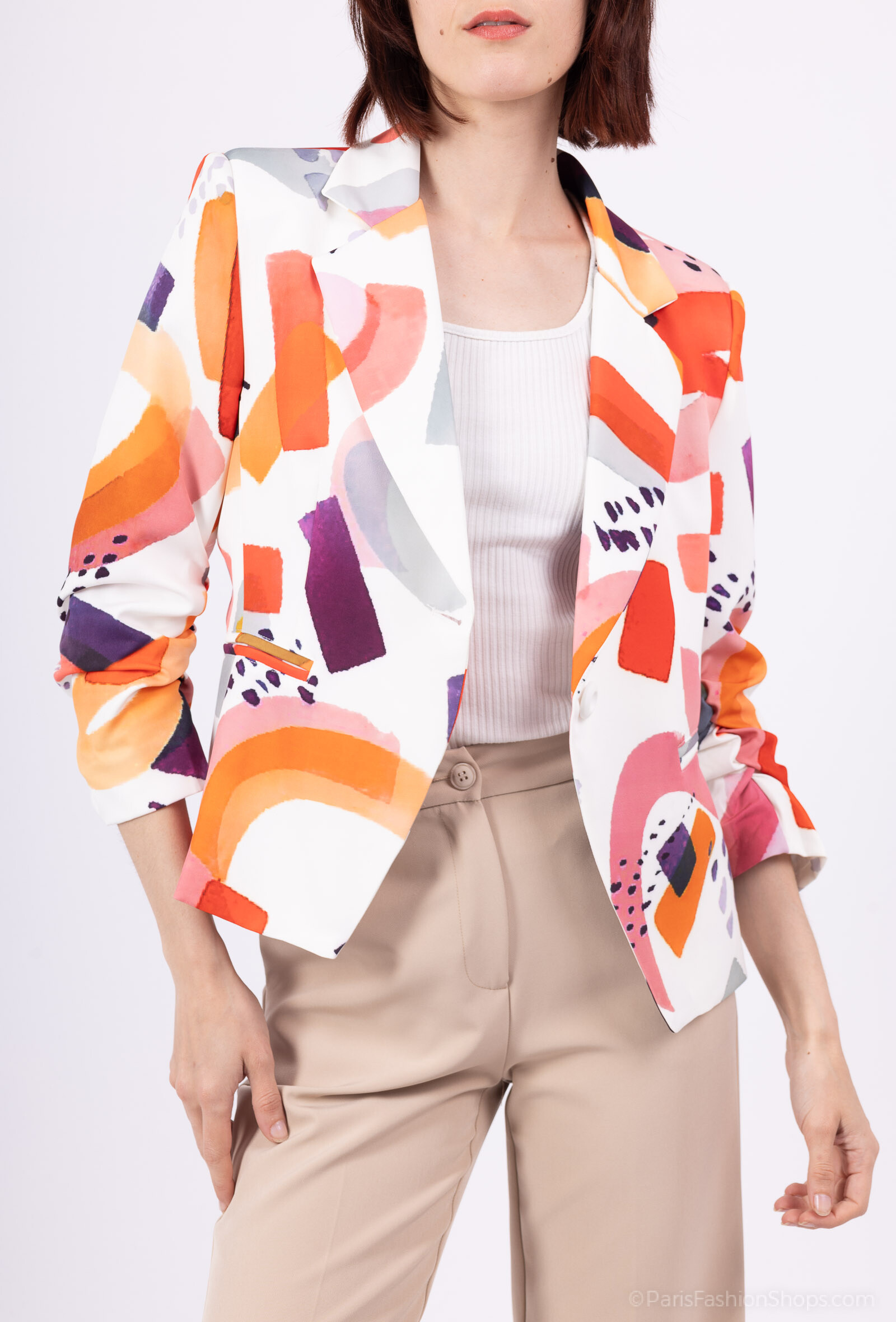 Grossista Audrey - Blazer stampato