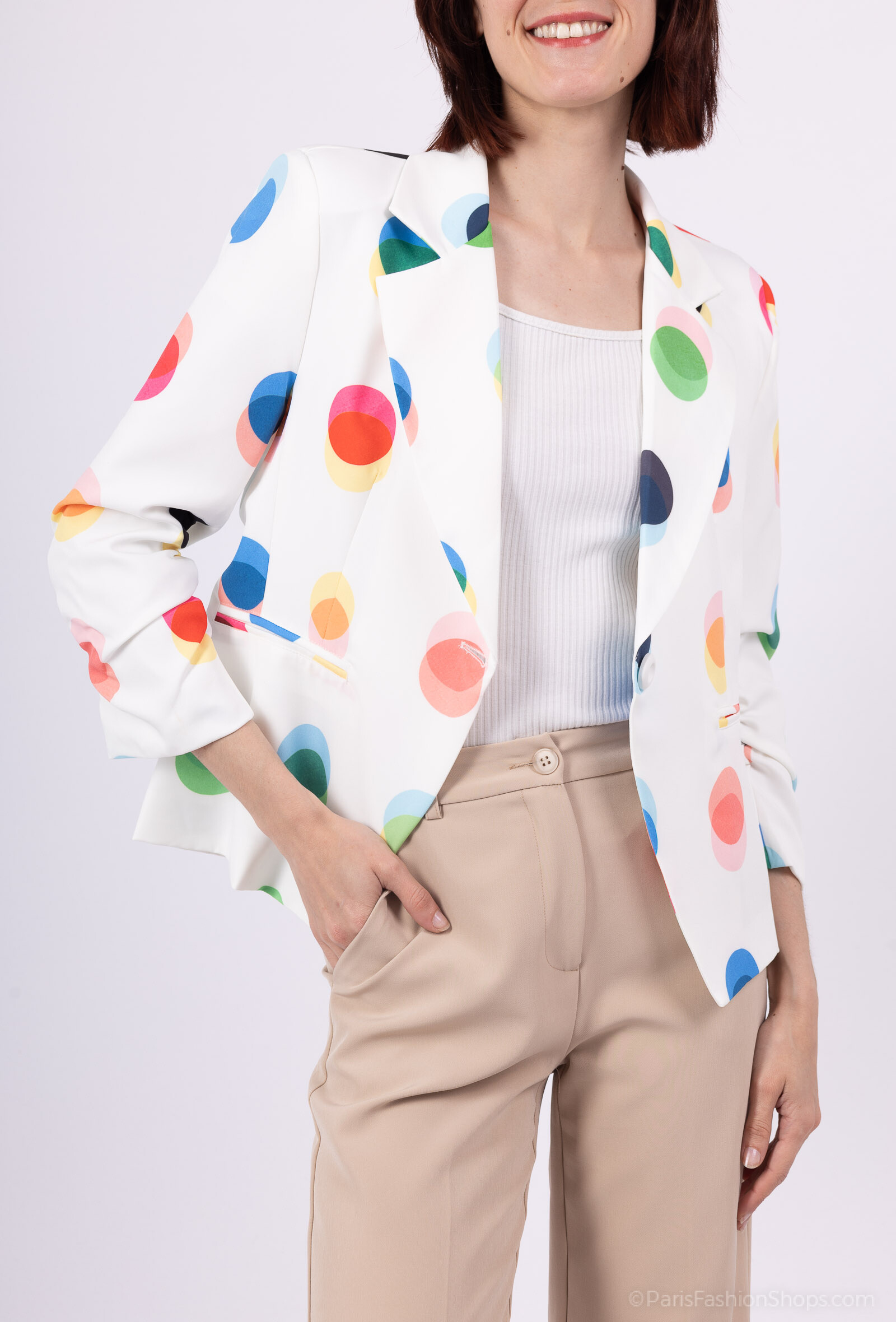 Grossista Audrey - Blazer stampato