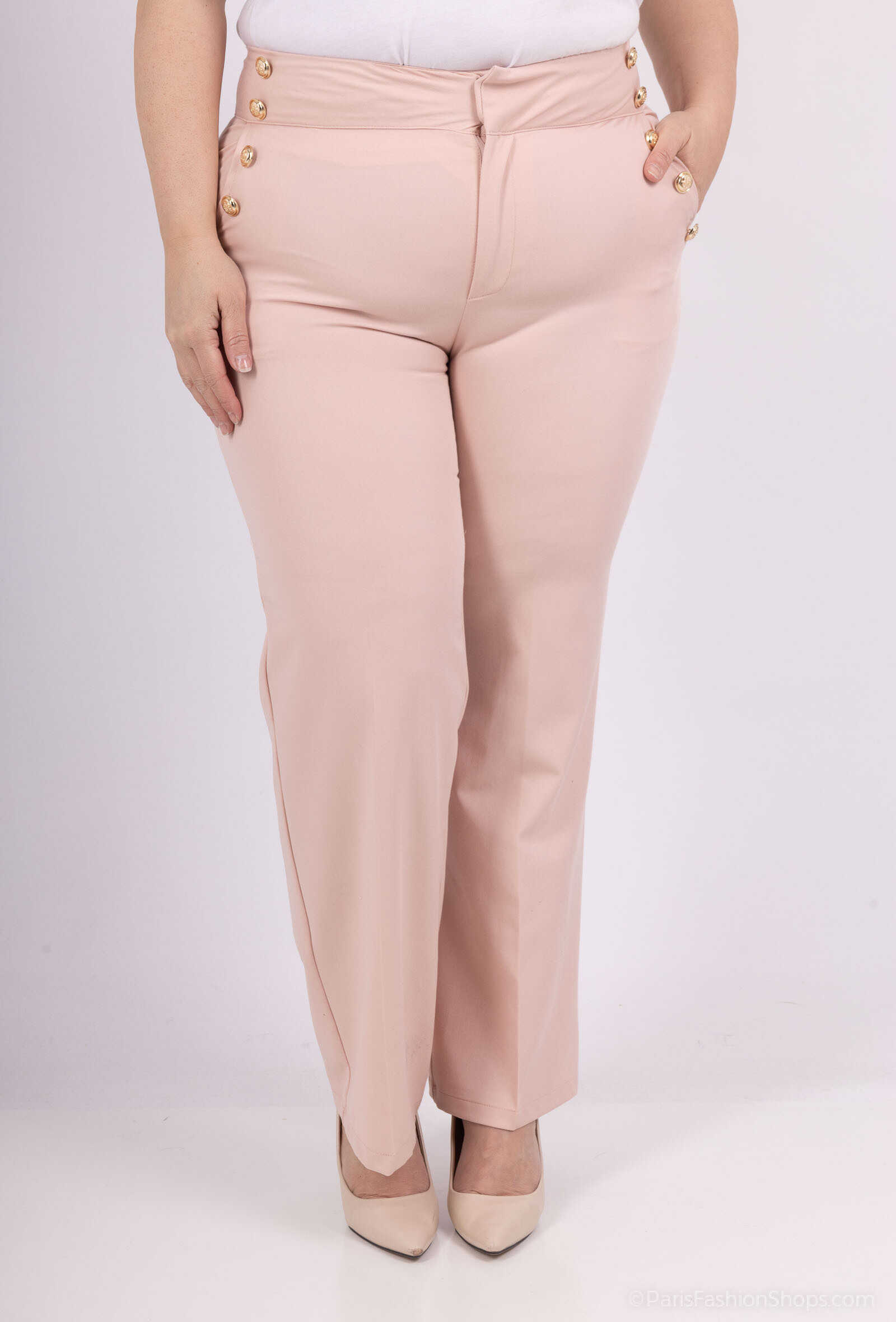 Wholesaler Audrey - Large size flared tailor pants