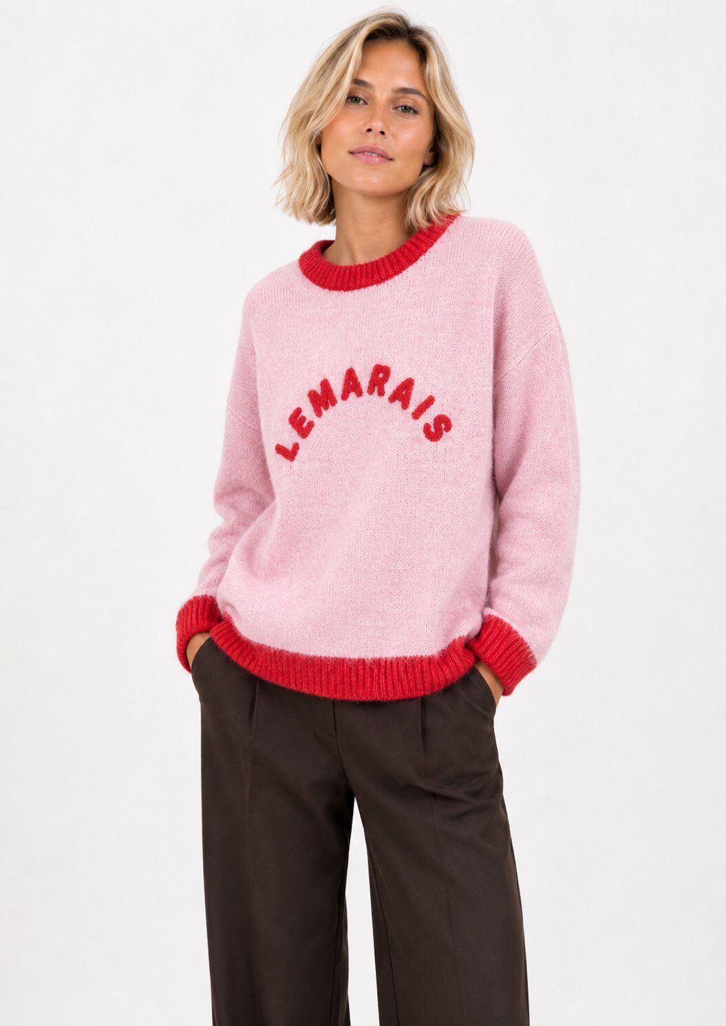 Wholesaler Audrey - Embroidered Knit Sweater LE MARAIS – Parisian Spirit