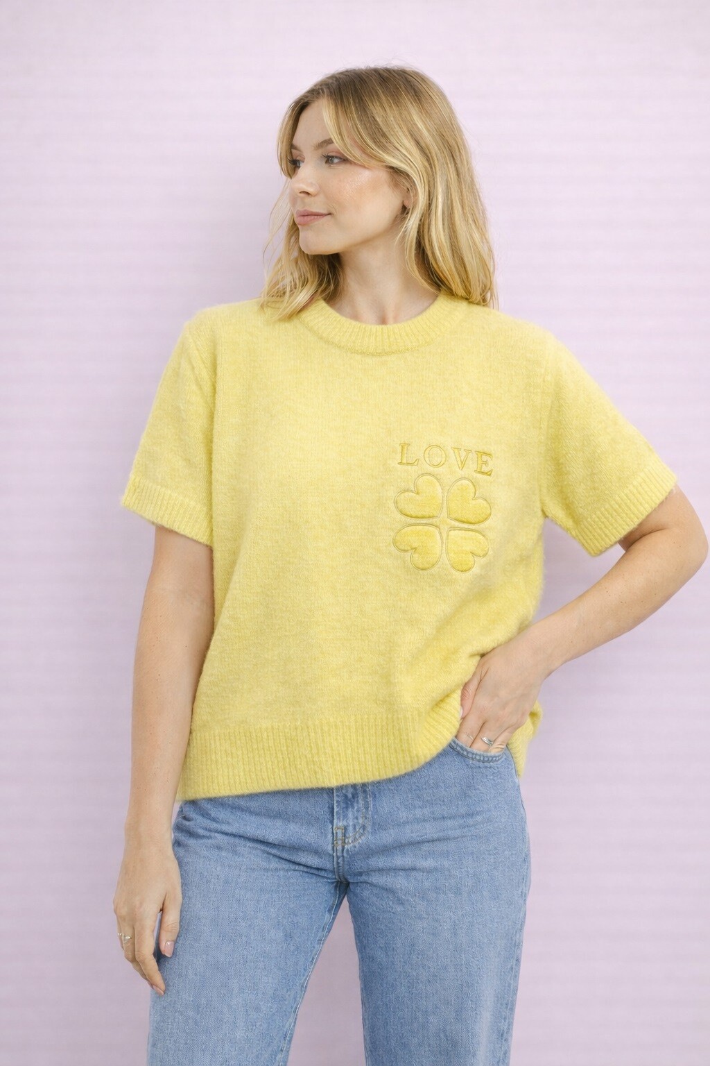 Wholesaler Audrey - ✨ Soft Knit LOVE Sweater – One Size ✨