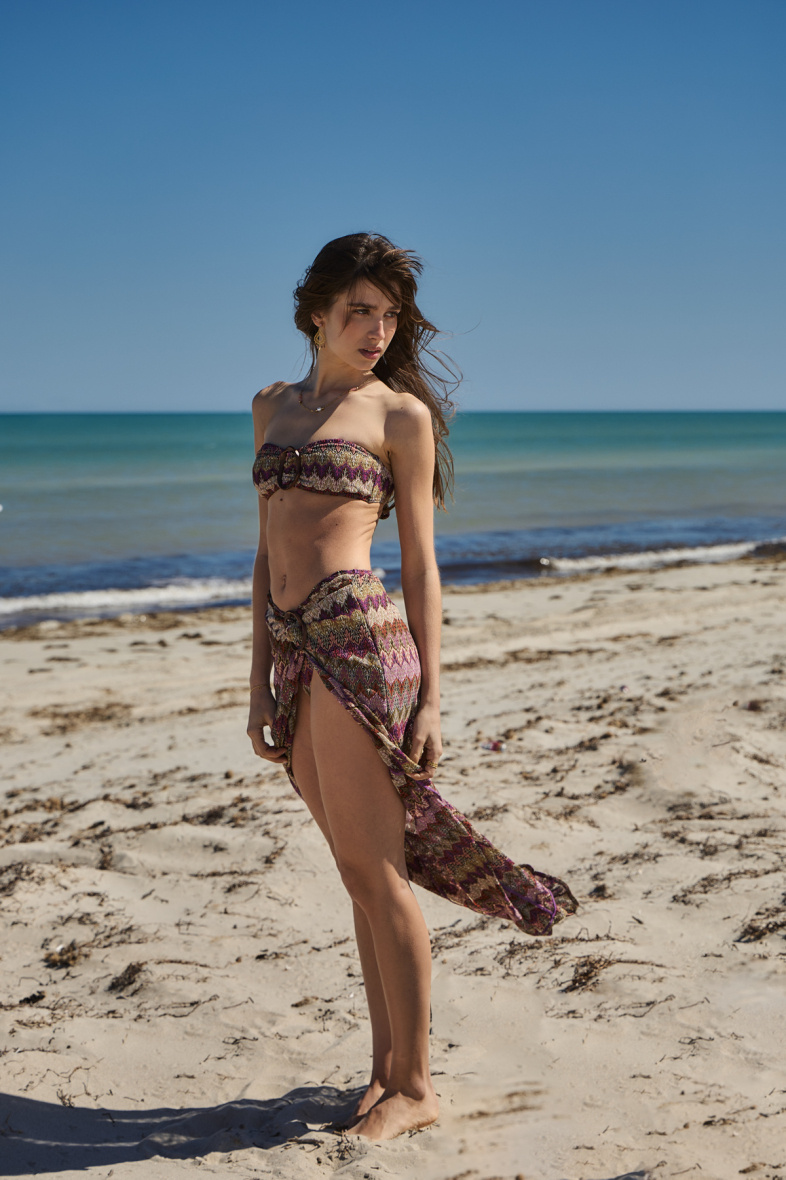 Wholesaler AULALA - Broderie Beach Sarong