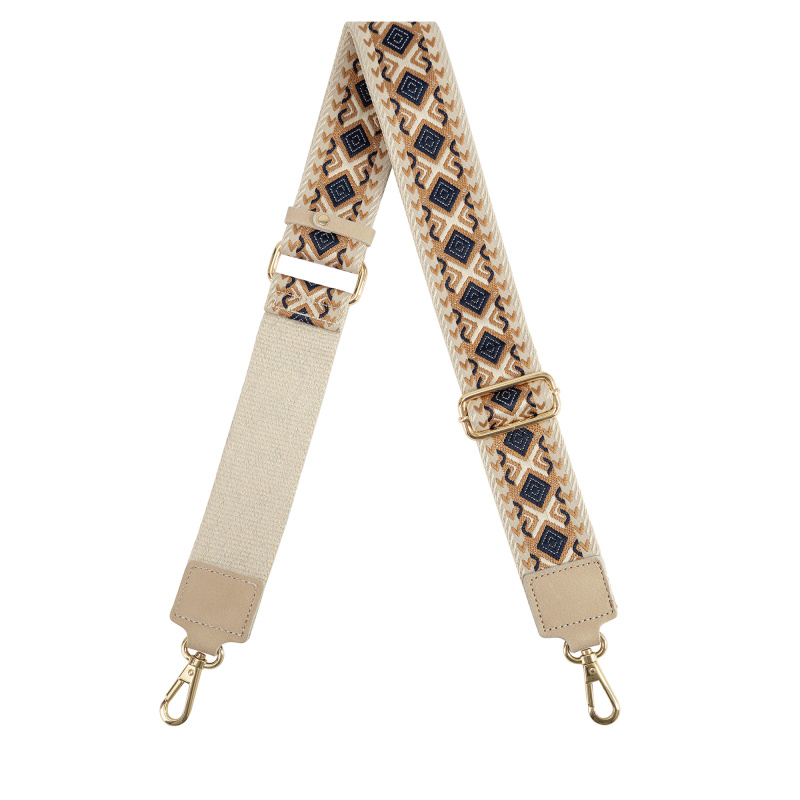 Wholesaler Auren - Fancy leather-trimmed cotton shoulder strap