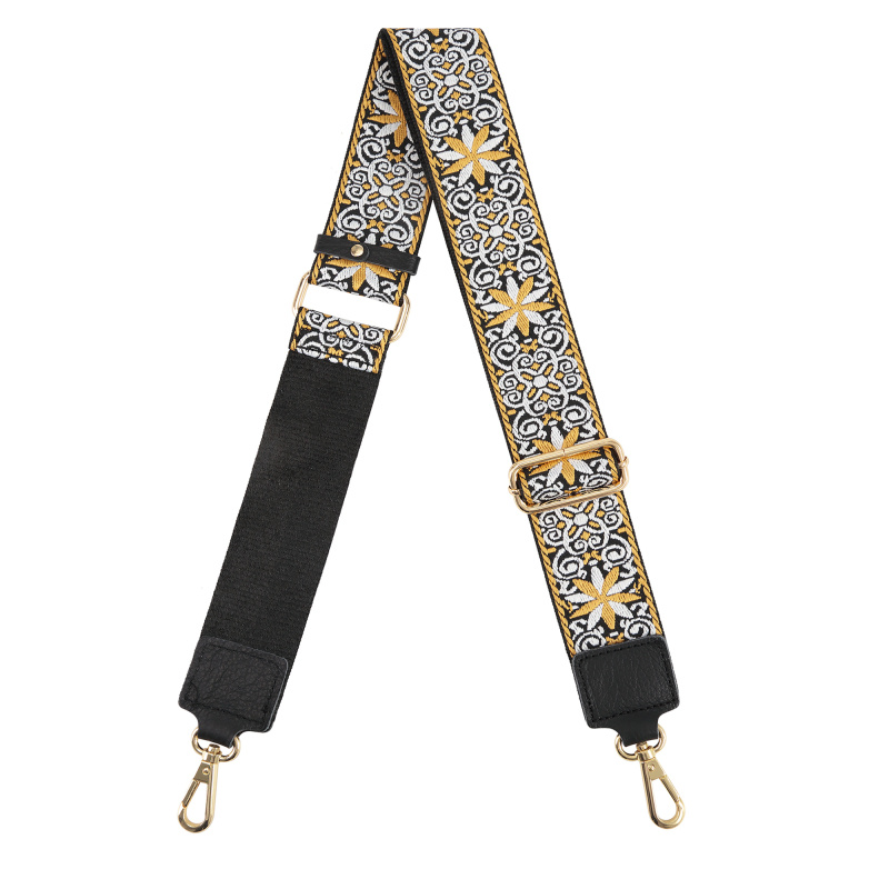 Wholesaler Auren - Fancy leather-trimmed cotton shoulder strap