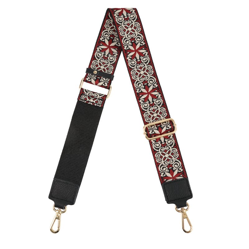 Wholesaler Auren - Fancy leather-trimmed cotton shoulder strap