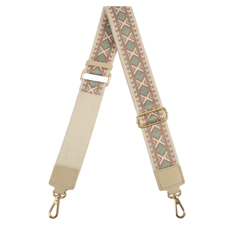 Wholesaler Auren - Fancy leather-trimmed cotton shoulder strap