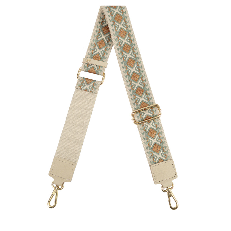 Wholesaler Auren - Fancy leather-trimmed cotton shoulder strap