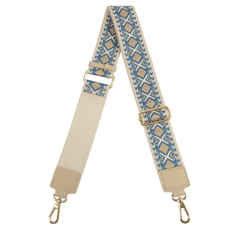 Wholesaler Auren - Fancy leather-trimmed cotton shoulder strap