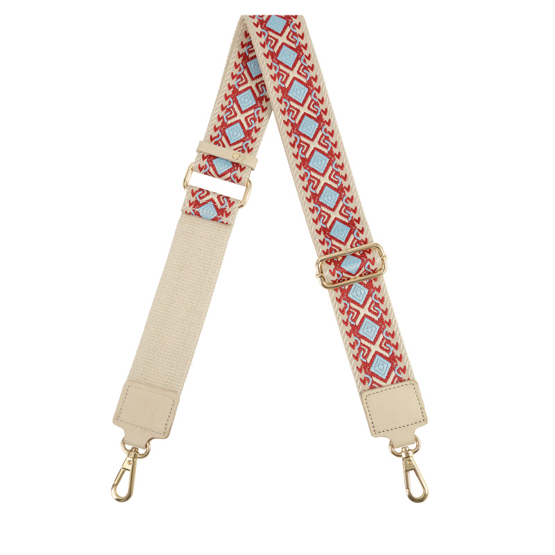 Wholesaler Auren - Fancy leather-trimmed cotton shoulder strap