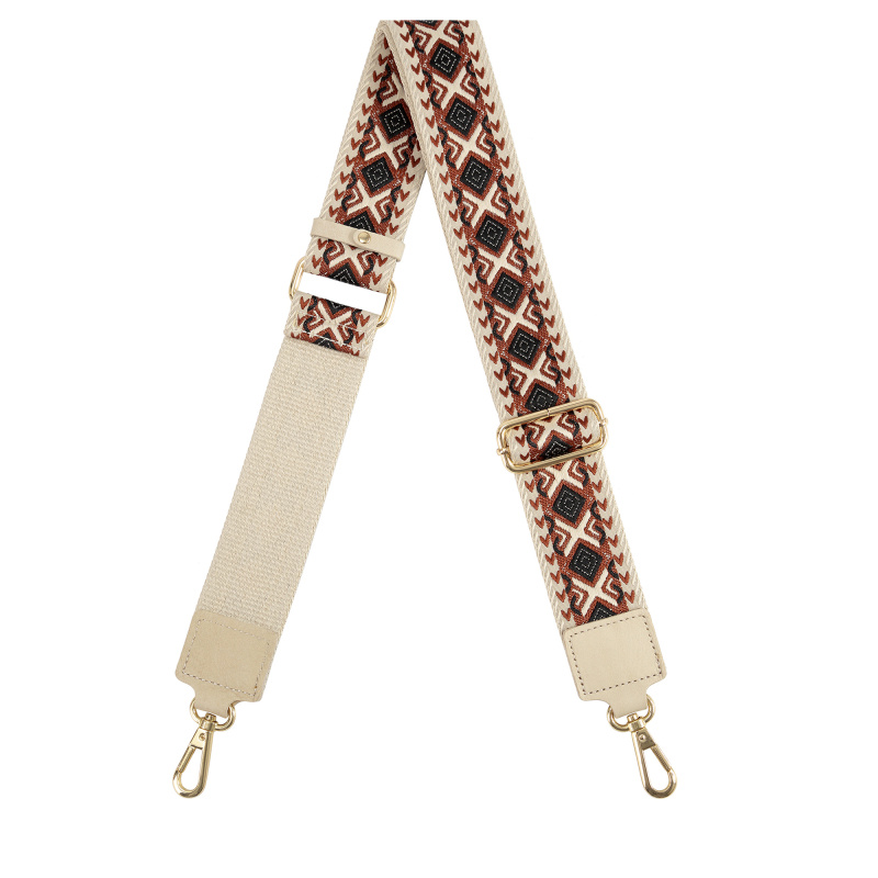 Wholesaler Auren - Fancy leather-trimmed cotton shoulder strap