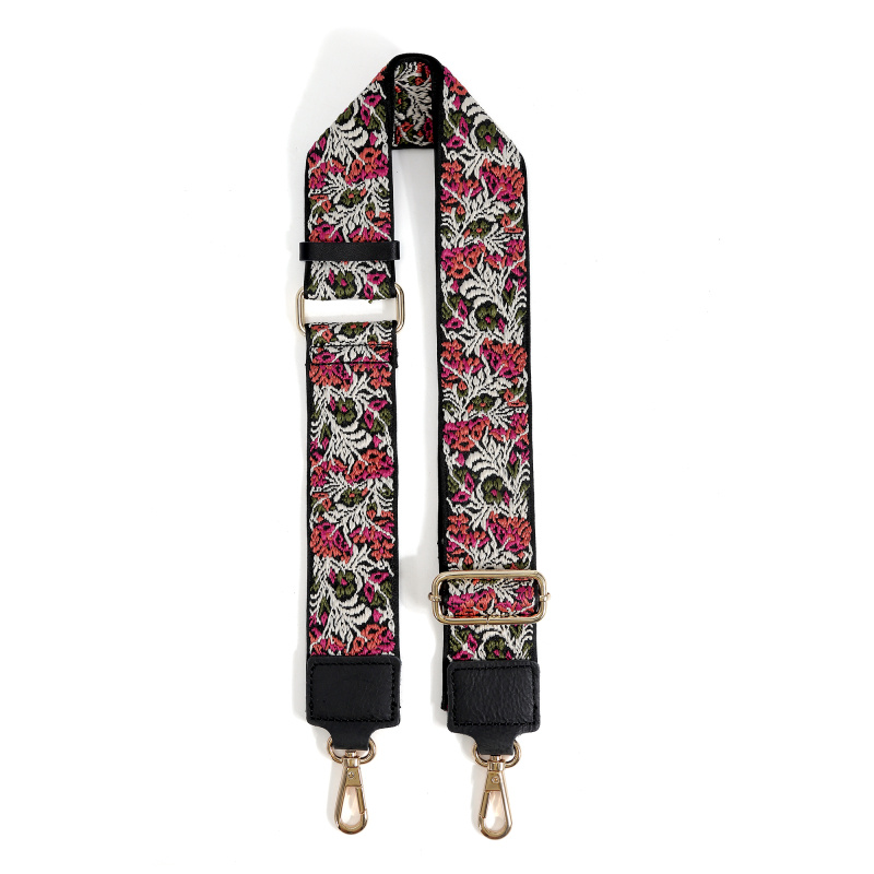 Wholesaler Auren - Fancy leather-trimmed cotton shoulder strap