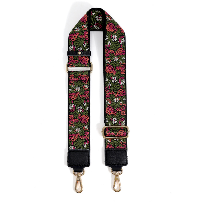 Wholesaler Auren - Fancy leather-trimmed cotton shoulder strap