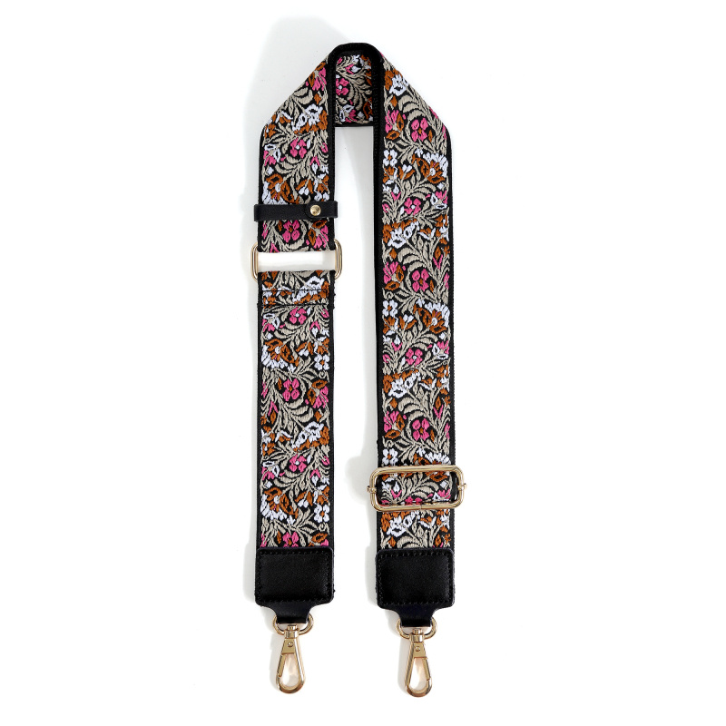 Wholesaler Auren - Fancy leather-trimmed cotton shoulder strap